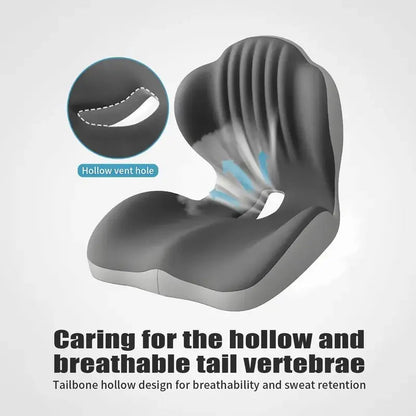 Ergonomic Memory Foam Back & Seat Relief Cushion